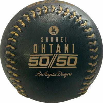 MLB 大谷翔平 ドジャース ボール ボール 50/50達成記念　【UVカット クリアケース付属】 Rawlings ブラック