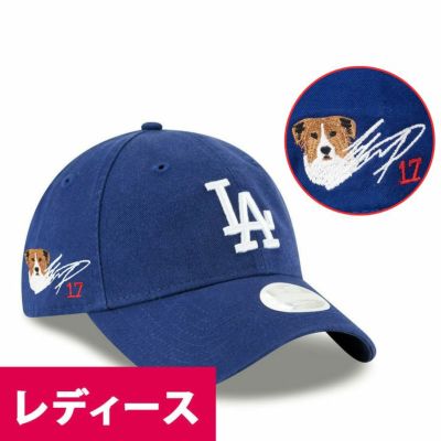MLB 大谷翔平 ドジャース キャップ 【現地買付セレクション特注】レディース デコピン サイン刺繍 9TWENTY Adj ニューエラ/New Era