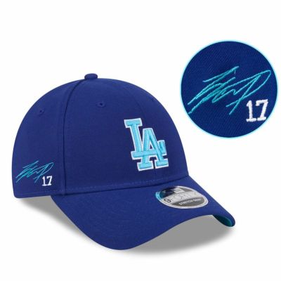 MLB 大谷翔平 ドジャース キャップ 【海外買付】2024 Father's Day 父の日 サイン刺繍 9FORTY Adj ニューエラ/New Era ロイヤル
