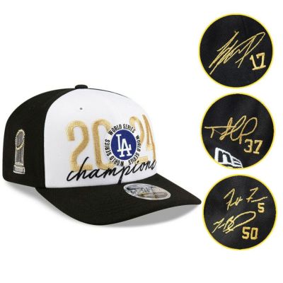 MLB 大谷翔平 ベッツ フリーマン ドジャース キャップ 2024 WS優勝記念 ロッカールーム 9SEVENTY サイン刺繍 ニューエラ/New Era