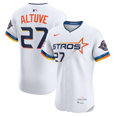 MLB ホセ・アルテューベ アストロズ ユニフォーム 2025 シティーコネクト エリート Jersey ナイキ/Nike ホワイト