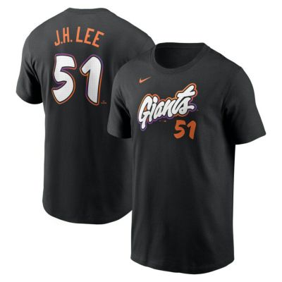 MLB イ・ジョンフ SFジャイアンツ Tシャツ 2025 シティーコネクト Fuse ネーム＆ナンバー T-Shirt ナイキ/Nike アンスラサイト