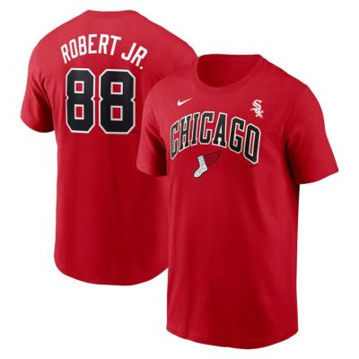 MLB ルイス・ロバート・ジュニア ホワイトソックス Tシャツ 2025 シティーコネクト Fuse ネーム＆ナンバー T-Shirt ナイキ/Nike レッド