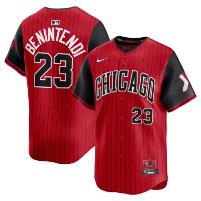 MLB アンドリュー・ベニンテンディ ホワイトソックス ユニフォーム 2025 シティーコネクト Limited Jersey ナイキ/Nike レッド ブラック