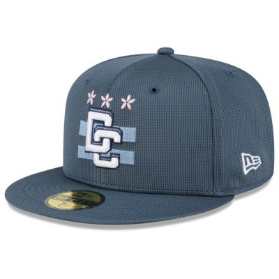 MLB ナショナルズ キャップ 2025 シティーコネクト バッティングプラクティス 59FIFTY Fitted ニューエラ/New Era ブルー