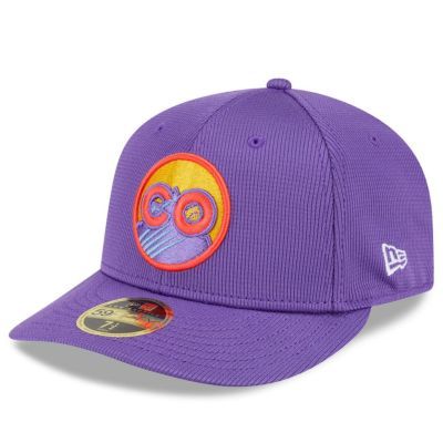 MLB ロッキーズ キャップ 2025 シティーコネクト バッティングプラクティス ロープロファイル 59FIFTY LP ニューエラ/New Era パープル