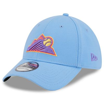 MLB ロッキーズ キャップ 2025 シティーコネクト 39THIRTY Flex ニューエラ/New Era ライトブルー