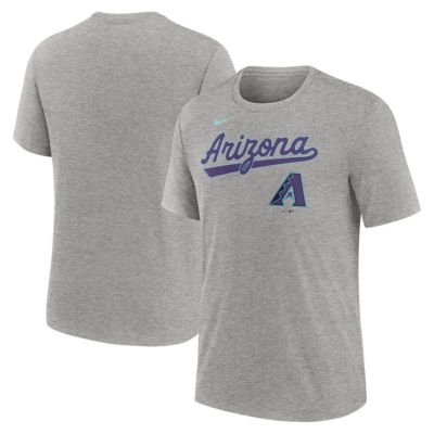MLB ダイヤモンドバックス Tシャツ 2025 シティーコネクト Tri-Blend T-Shirt ナイキ/Nike ヘザーチャコール