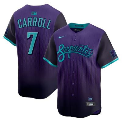 MLB コービン・キャロル ダイヤモンドバックス ユニフォーム 2025 シティーコネクト Limited Player Jersey ナイキ/Nike パープル