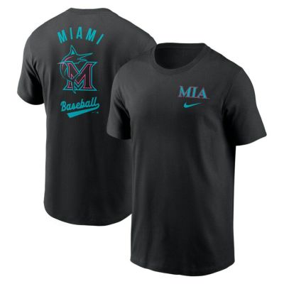 MLB マーリンズ Tシャツ 2025 シティーコネクト T-Shirt ナイキ/Nike ブラック