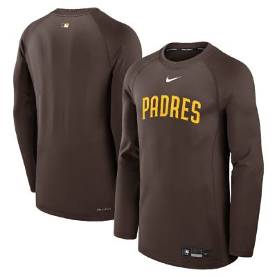 MLB パドレス Tシャツ オーセンティック AC Game Time ラグラン ロングスリーブ T-Shirt ナイキ/Nike ダークシンダー