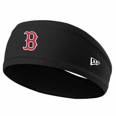 MLB レッドソックス ヘッドバンド Headnband of Clubhouse 18 ニューエラ/New Era ブラック
