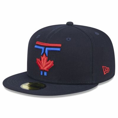 MLB ブルージェイズ キャップ 2024 シティーコネクト 59FIFTY Fitted Hat ニューエラ/New Era ネイビー