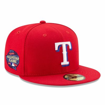 MLB レンジャーズ キャップ オールスターゲーム2024 Side Patch 59FIFTY Fitted Hat ニューエラ/New Era スカーレット【nejp】