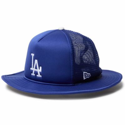 MLB ドジャース バケットハット 5パネル A-Frame トラッカーメッシュ Bucket Hat ニューエラ/New Era ダークロイヤル【nejp】