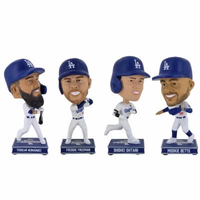 MLB 大谷翔平 ベッツ フリーマン テオスカー ドジャース ボブルヘッド 【2024個限定】 【4体セット】WS2024優勝記念 ビッグヘッド FOCO