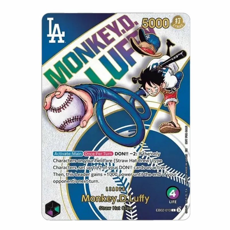 ドジャース　ワンピースカード MLB ドジャース トレーディングカード 【球場配布】【40000枚