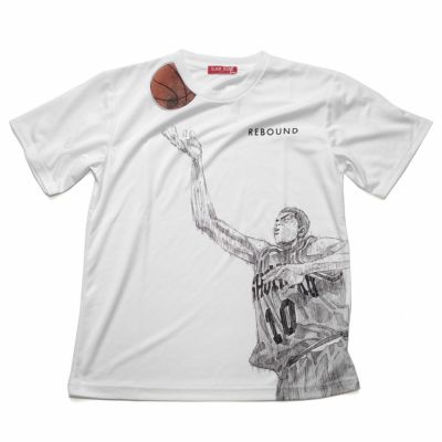 SLAM DUNK/スラムダンク Tシャツ 半袖 スポーツT 花道/REBOUND 