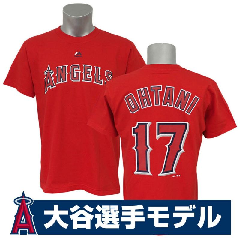 大谷翔平 Tシャツ (日本サイズ) MLB エンゼルス 半袖 マジェスティック ...