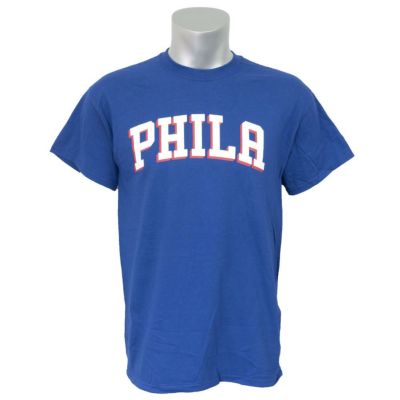 NBA Tシャツ 76ers 半袖 シティ ワードマーク マジェスティック/Majestic ロイヤル【OCSL】