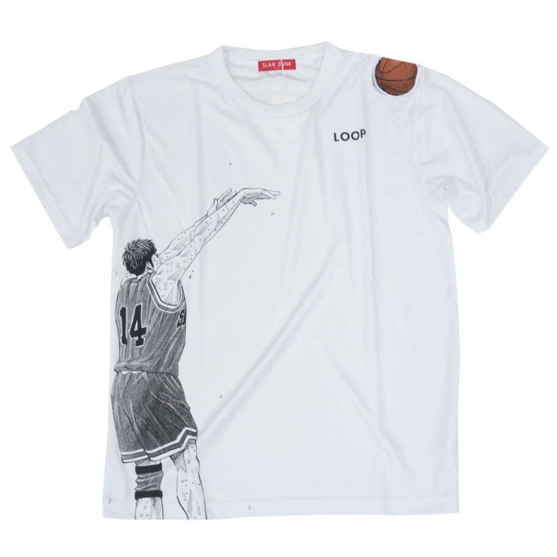 SLAM DUNK/スラムダンク Tシャツ 半袖 スポーツT 三井/LOOP ホワイト | セレクション | MLB NBA NFL  プロ野球グッズ専門店 公式オンラインストア