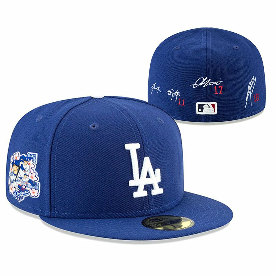 MLB キャップ 【球場限定配布】鬼滅の刃 x ドジャース 竈門炭治郎 