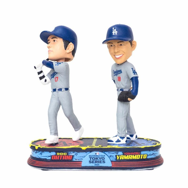 MLB 大谷翔平 山本由伸 ドジャース デュアルボブルヘッド 【2025個限定