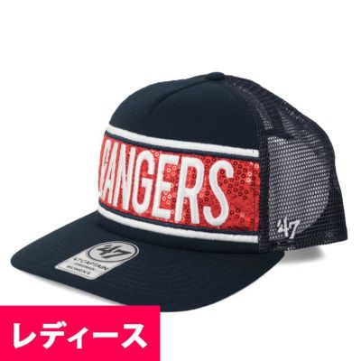 NHL レンジャース キャップ/帽子 グリッター ロゴ レディース 47ブランド/47Brand