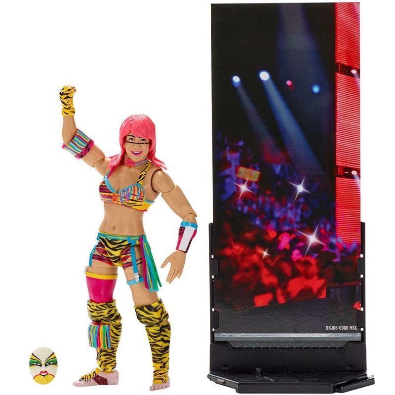 WWE アスカ フィギュア 交換用ヘッド2個付き WWE アスカ フィギュア 交換用ヘッド2個付き WWE アスカ フィギュア