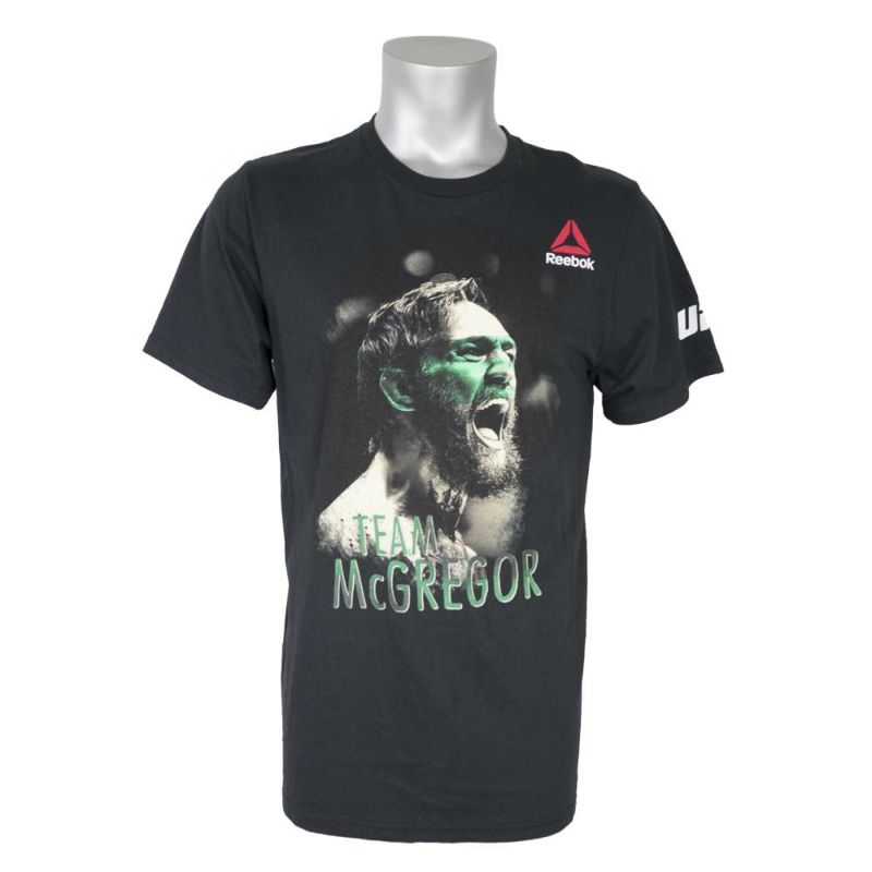 UFC コナー・マクレガー Tシャツ チーム マクレガー リーボック/Reebok ブラック | セレクション | MLB NBA NFL  プロ野球グッズ専門店 公式オンラインストア