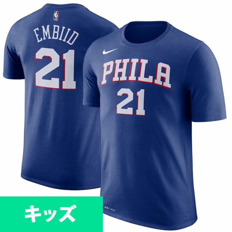 NBA 76ers ジョエル・エンビード Tシャツ アイコン ネーム＆ナンバー