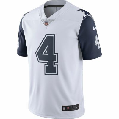 NFL カウボーイズ ダック・プレスコット ユニフォーム/ジャージ カラーラッシュ ナイキ/Nike ホワイト 23nplf