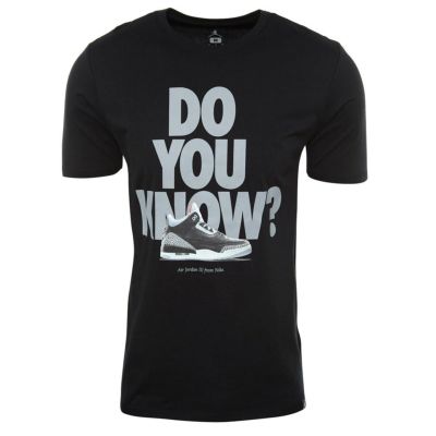 ジョーダン/JORDAN Tシャツ エアジョーダン3 セメント ブラック 943936-010【OCSL】