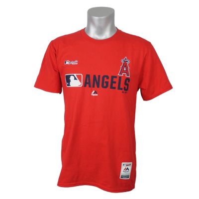 リニューアル記念メガセール MLB エンゼルス Tシャツ 選手着用 2019 メンズ マジェスティック/Majestic レッド 