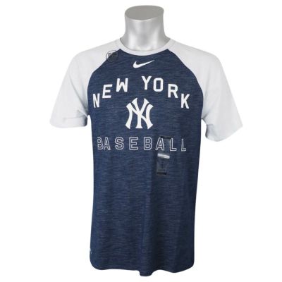 MLB ヤンキース Tシャツ ラグラン スラブ メンズ ナイキ/Nike カレッジネイビー 00037026X-YN1【OCSL】