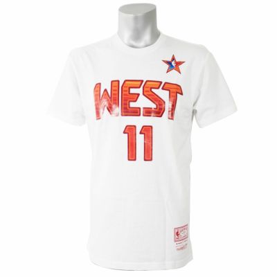 NBA Tシャツ ウエスト ヤオ・ミン 2009 オールスターゲーム プレイヤー ミッチェル＆ネス/Mitchell & Ness ホワイト【OCSL】2203MN特集