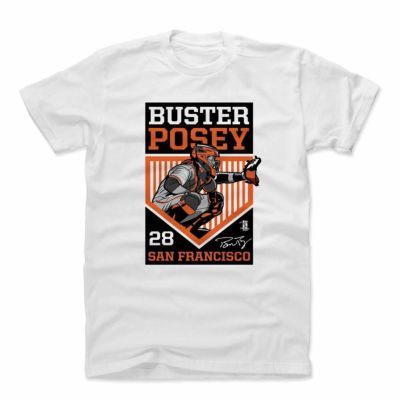 MLB Tシャツ ジャイアンツ バスター・ポージー Player Art Cotton T-Shirt 500Level ホワイト 1112LV【OCSL】