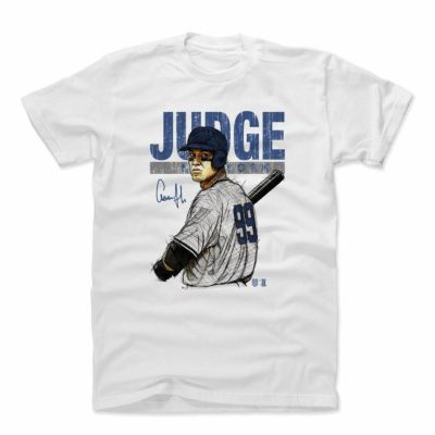 MLB Tシャツ ヤンキース アーロン・ジャッジ Player Art Cotton T-Shirt 500Level ホワイト 1112LV【OCSL】