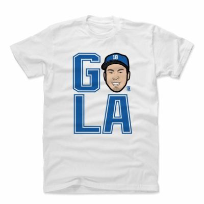 MLB Tシャツ ドジャース 前田健太 Player Art Cotton T-Shirt 500Level ホワイト 1112LV【OCSL】