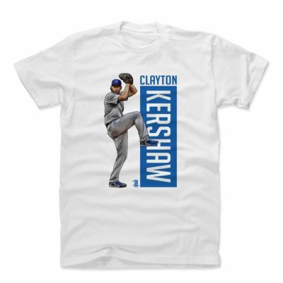 MLB Tシャツ ドジャース クレイトン・カーショー Player Art Cotton T-Shirt 500Level ホワイト 1112LV【OCSL】