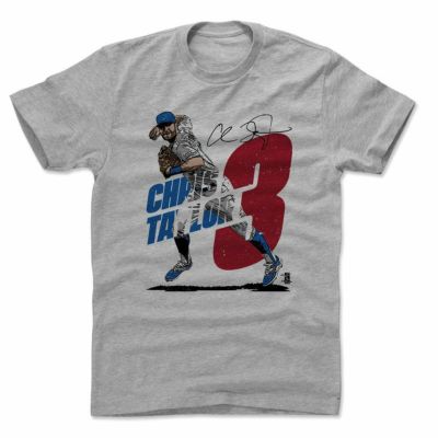 MLB Tシャツ ドジャース クリス・テイラー Player Art Cotton T-Shirt 500Level グレー 1112LV【OCSL】