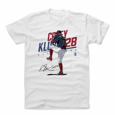 MLB Tシャツ インディアンス コーリー・クルーバー Player Art Cotton T-Shirt 500Level ホワイト 1112LV【OCSL】