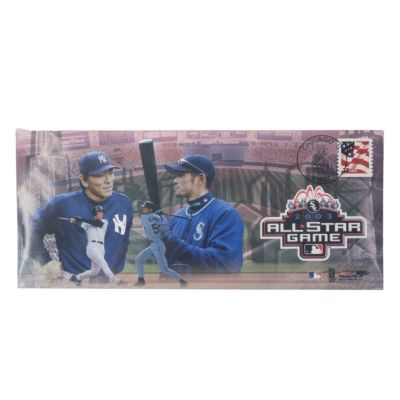 MLB マリナーズ/ヤンキース イチロー/松井秀喜 オールスターゲーム 2003 イベントカバー エンベロープ Photo File