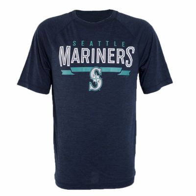 リニューアル記念メガセール MLB マリナーズ Tシャツ ライズ ザ レベル マジェスティック/Majestic ネイビー 
