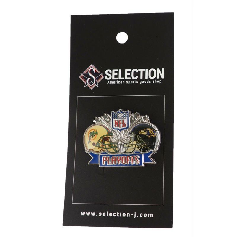 NFL 2008 プレイオフ デュエリング ピンバッチ レイブンズ VS