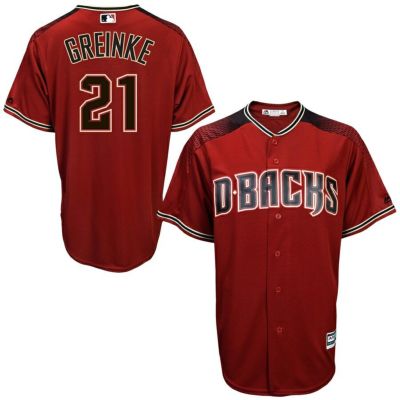 リニューアル記念メガセール MLB ダイヤモンドバックス ザック・グリンキー ユニフォーム/ジャージ クールベース レプリカ オルタネート 