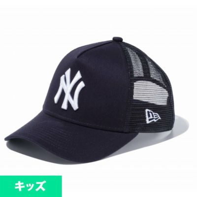 MLB ヤンキース メッシュキャップ キッズ ユース Aフレーム トラッカー メッシュ ニューエラ/New Era ネイビー【nejp】
