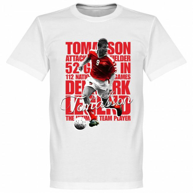 デンマーク代表 ヨン・ダール・トマソン Tシャツ SOCCER レジェンド