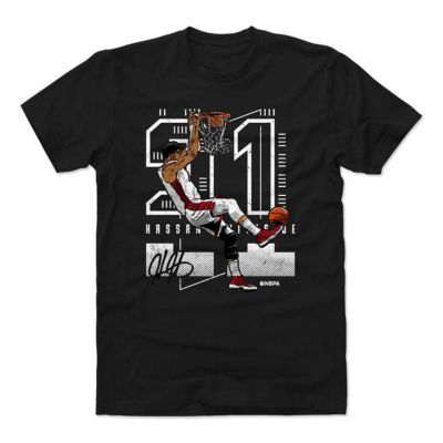 ハッサン・ホワイトサイド Tシャツ ヒート NBA  500Level ブラック【OCSL】
