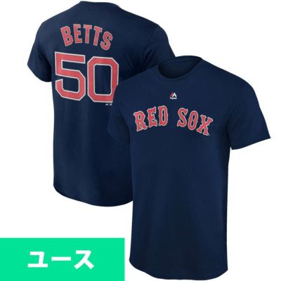 Majestic MLB レッドソックス ベッツ 半袖 Tシャツ 野球 MAJESTIC ムーキー・ベッツ Tシャツ メンズ 半袖 MLB レッド